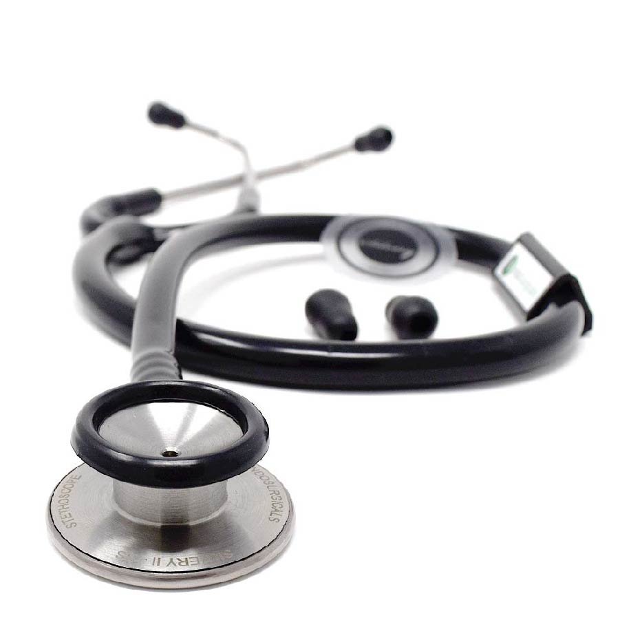 IndoSurgicals Silvery II-SS Stethoscope (Free Engraving) - Image 3